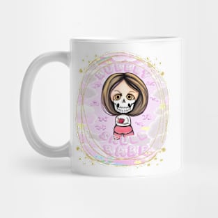 Skull Bubbly Babe Mug